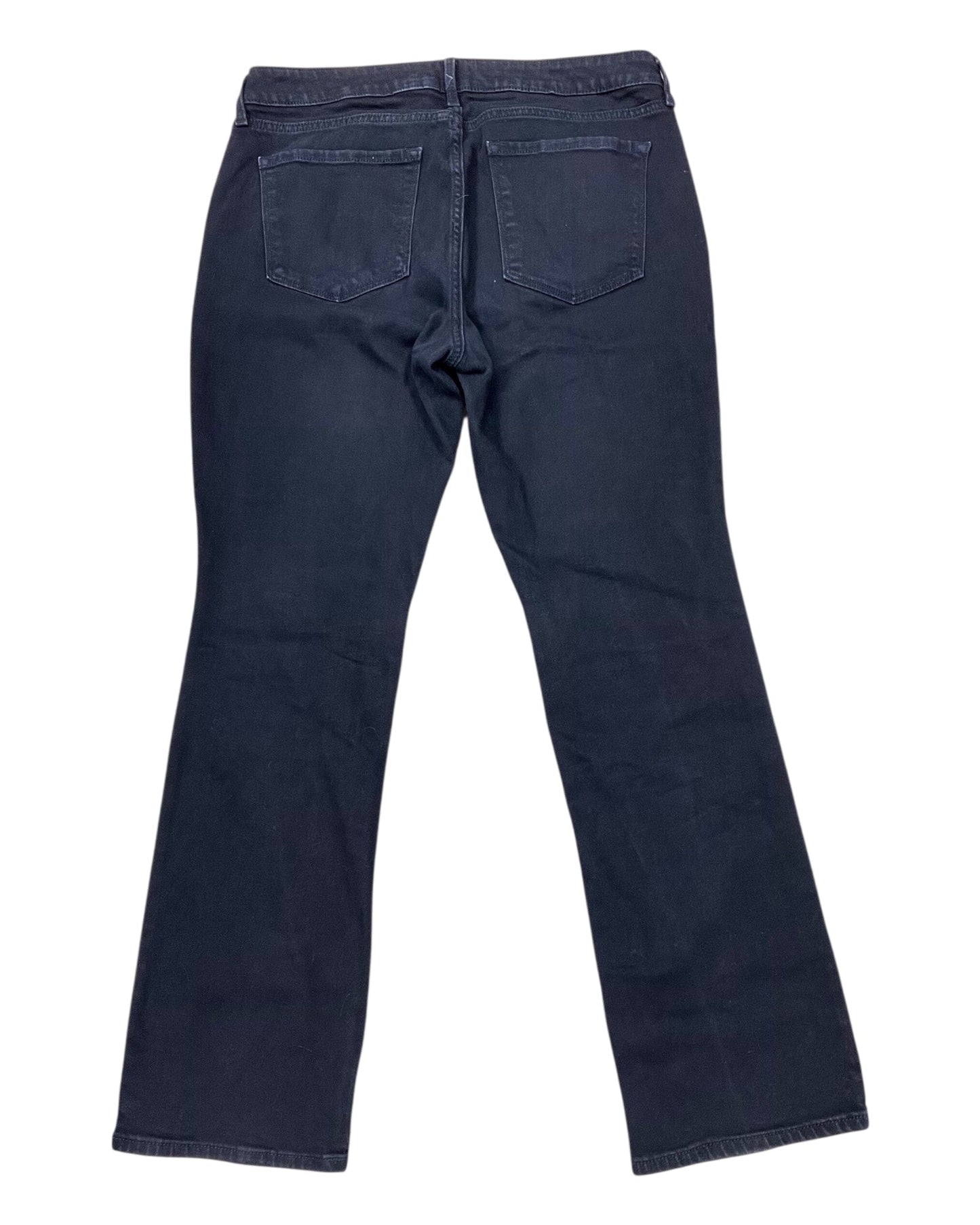 Jeans Boot Cut By Old Navy In Black Denim, Size:14