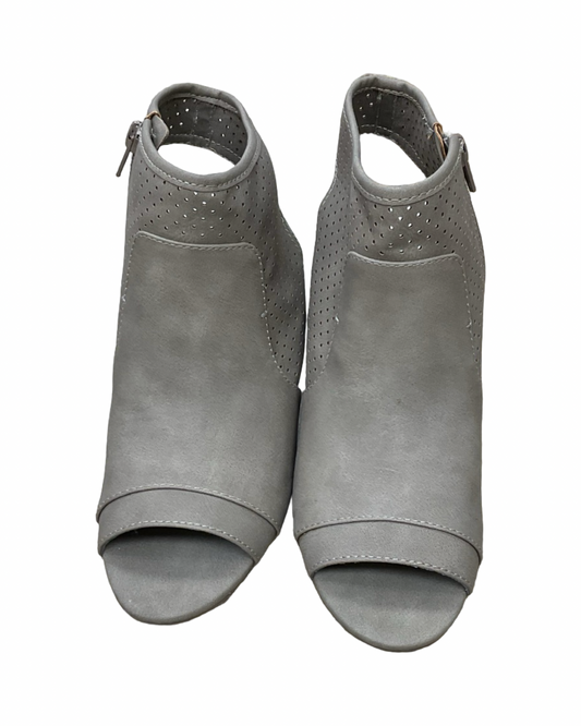 Sandals Heels Block By Ana In Taupe, Size:8