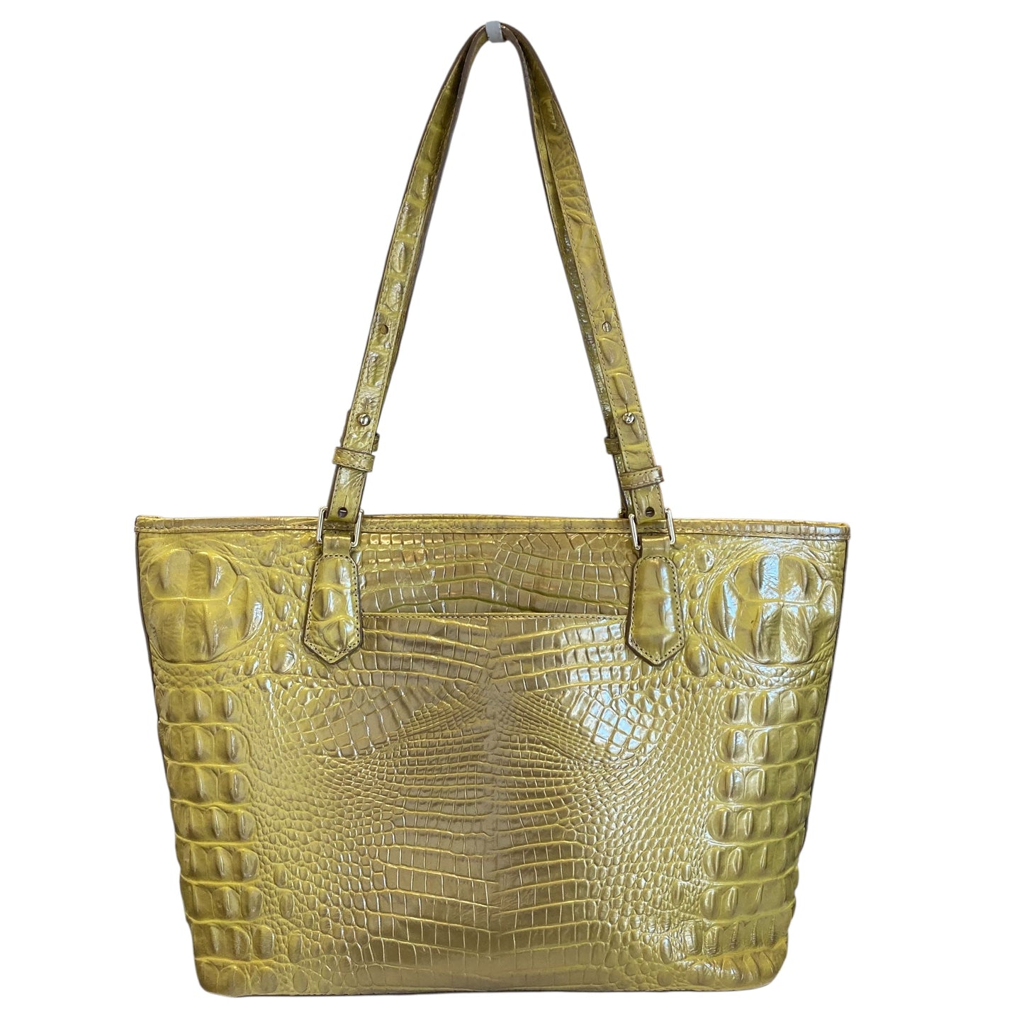Handbag Designer By Brahmin In Gold, Size:Large