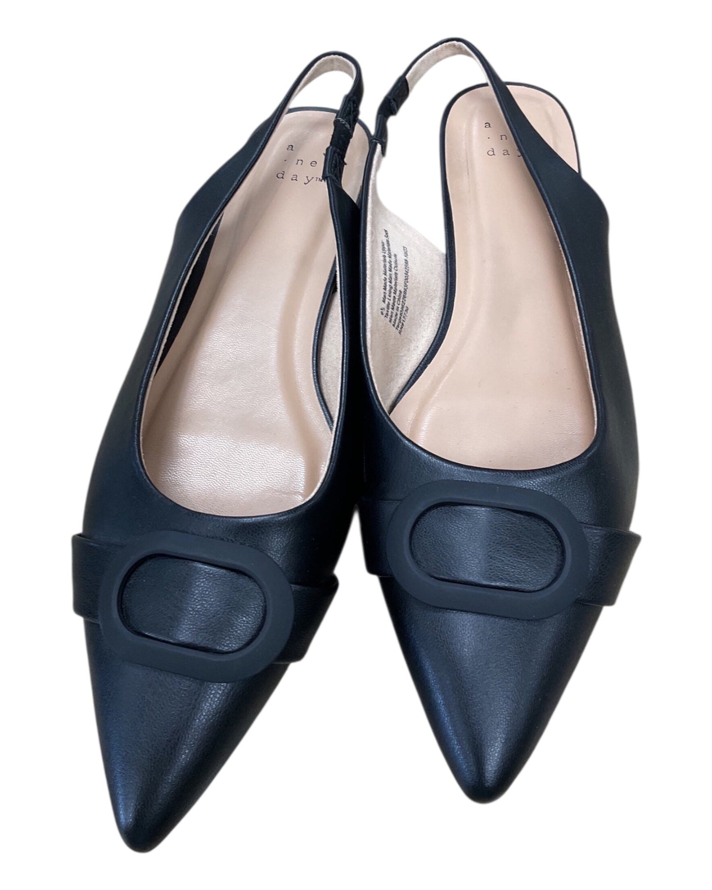 Shoes Flats By A New Day In Black, Size:9.5