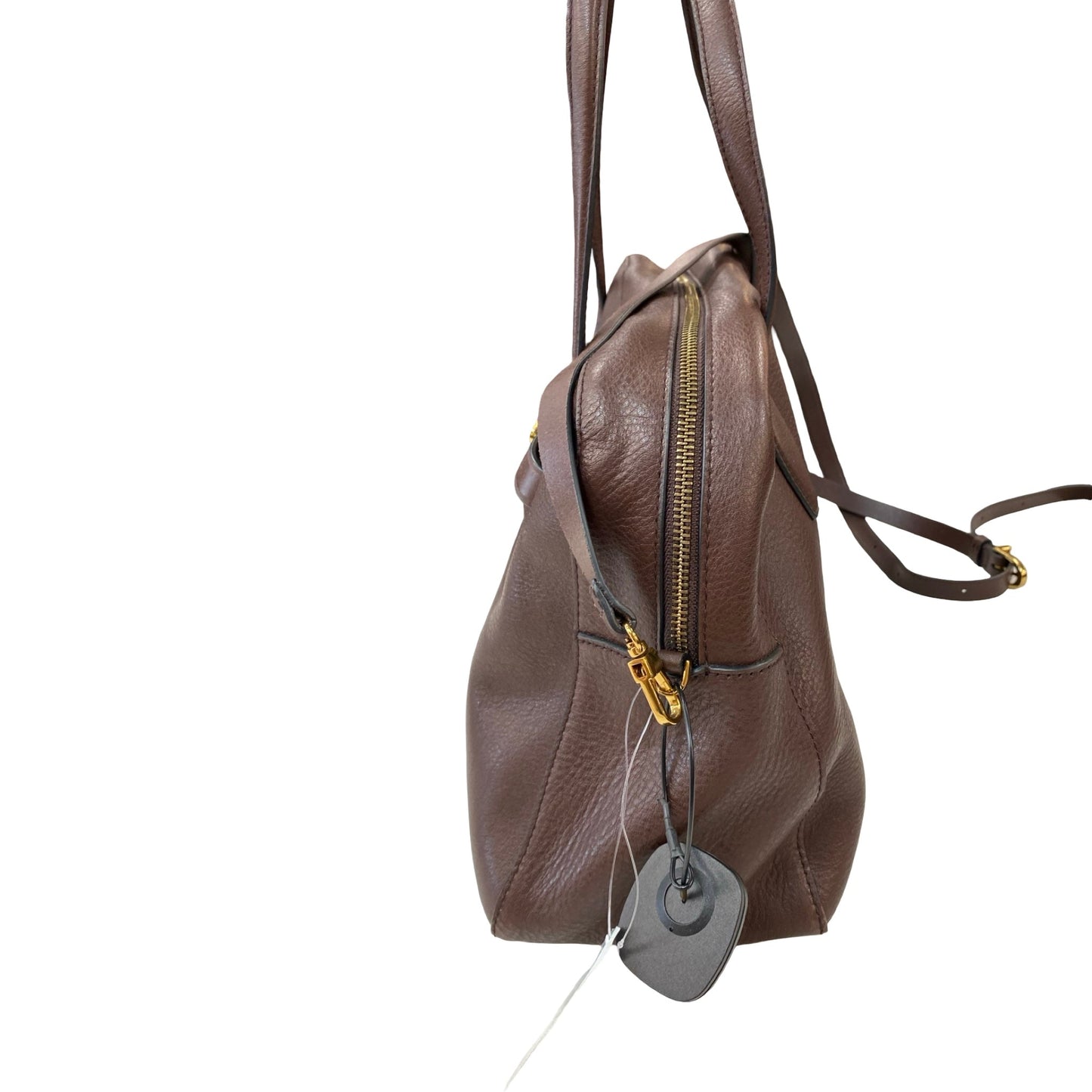 Handbag Leather By Madewell In Brown, Size:Medium
