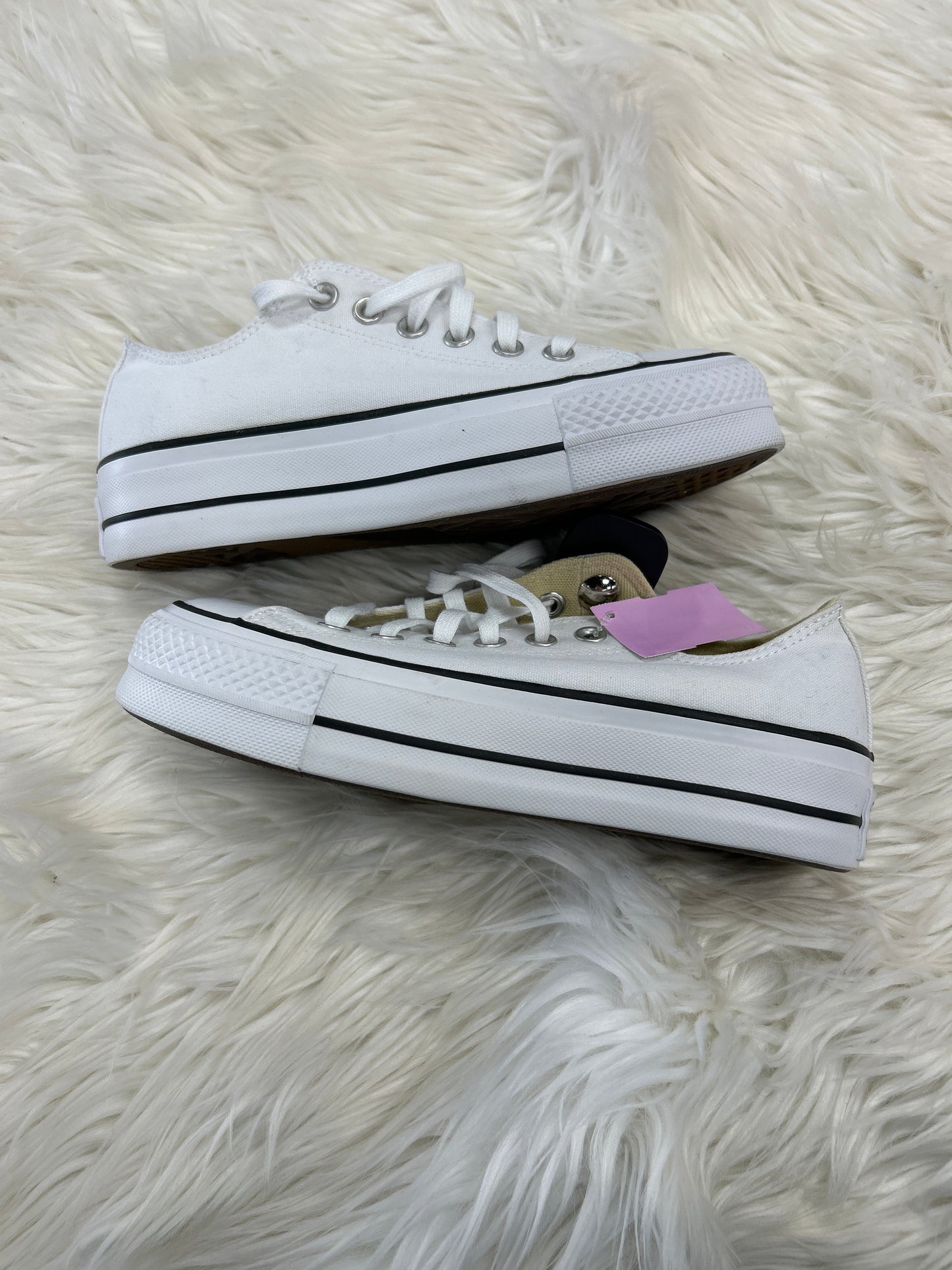 Shoes Sneakers Platform By Converse In White, Size:8.5