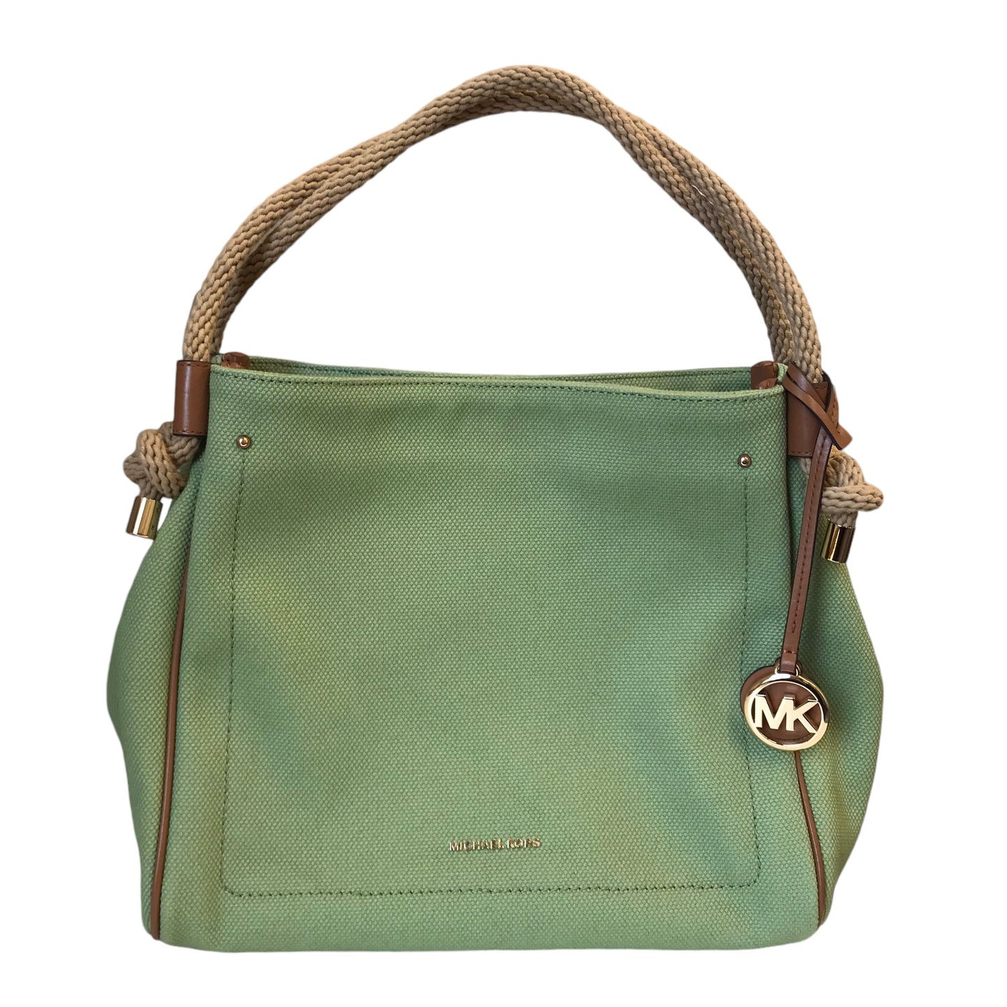 Handbag Designer By Michael Kors In Green, Size:Large