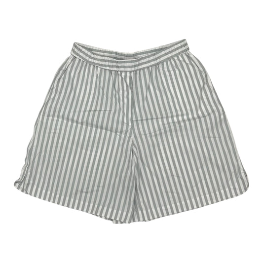 Shorts Designer By Max Mara In Blue & White, Size:16
