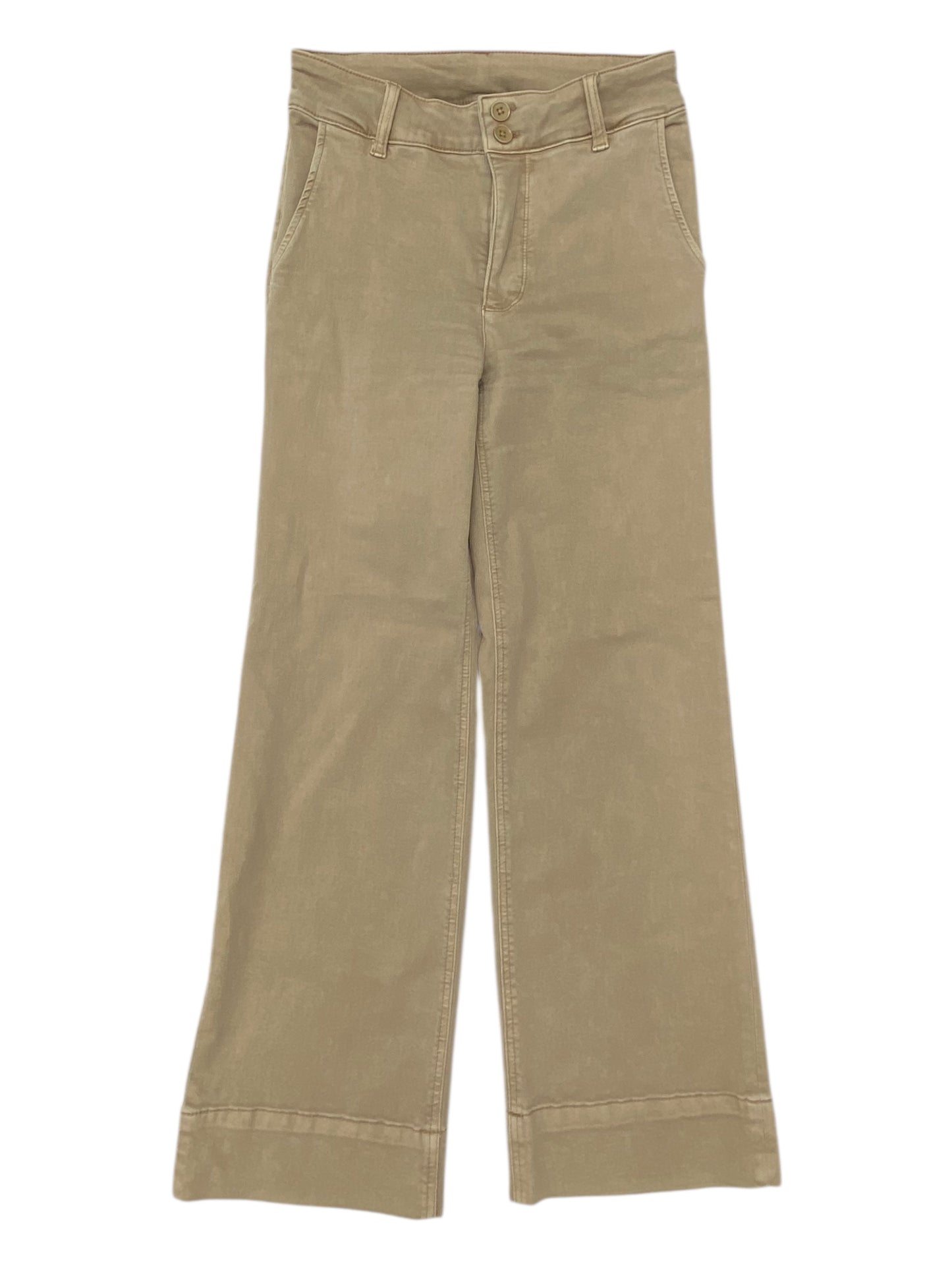 Jeans Straight By Kut In Brown Denim, Size:0