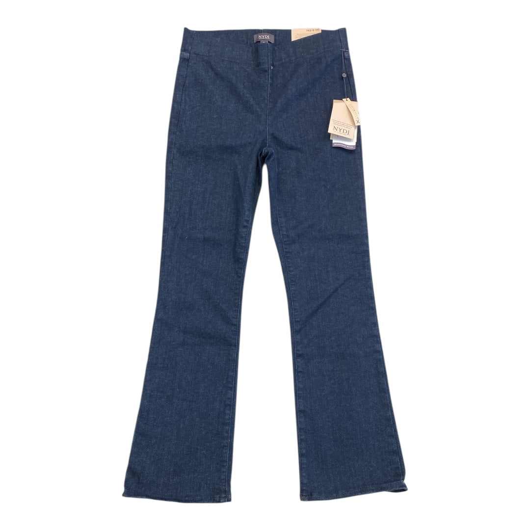 Jeans Boot Cut By Not Your Daughters Jeans In Blue Denim, Size:M