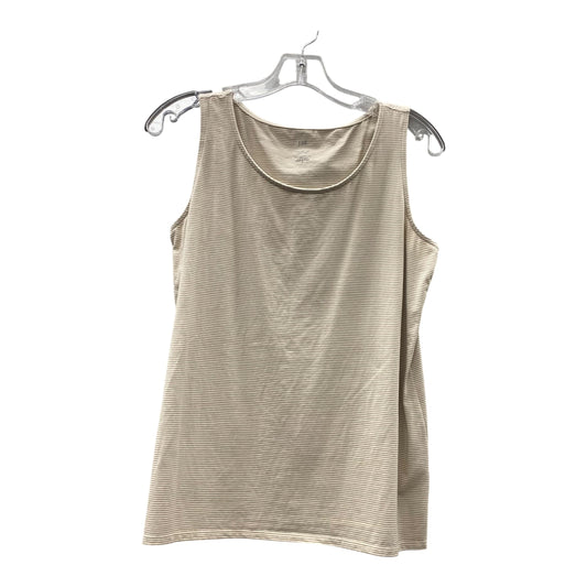 Top Sleeveless By J. Jill In Beige, Size:S