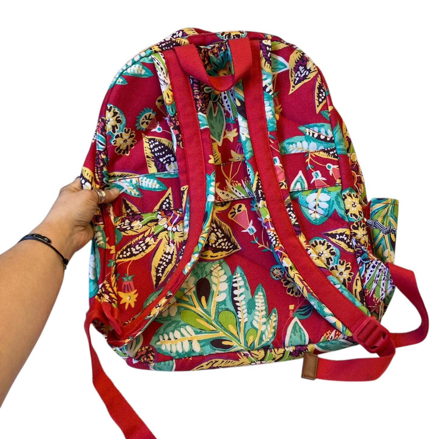 Backpack By Vera Bradley In Floral Print, Size:Large