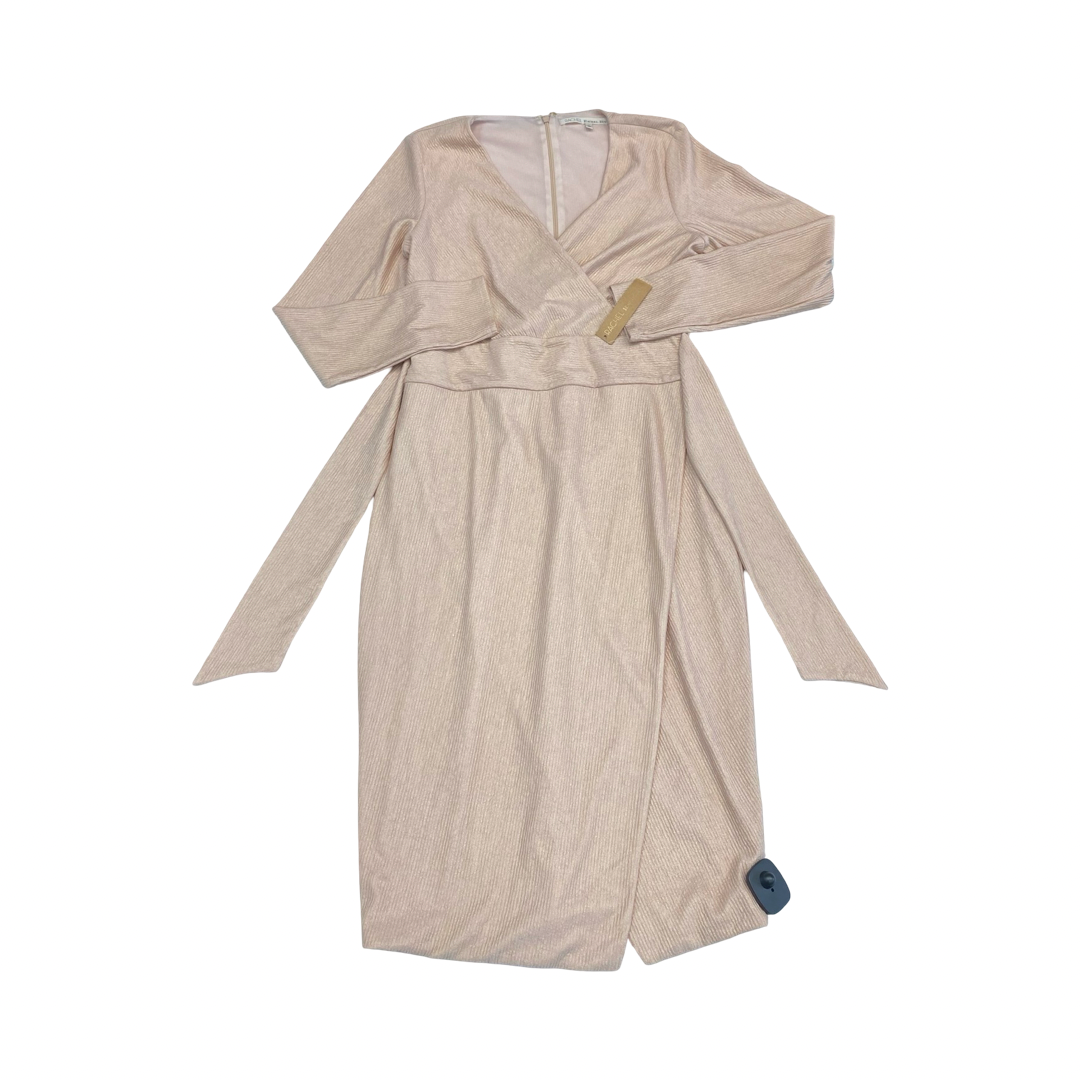 Dress Casual Midi By Rachel Roy In Pink, Size:L