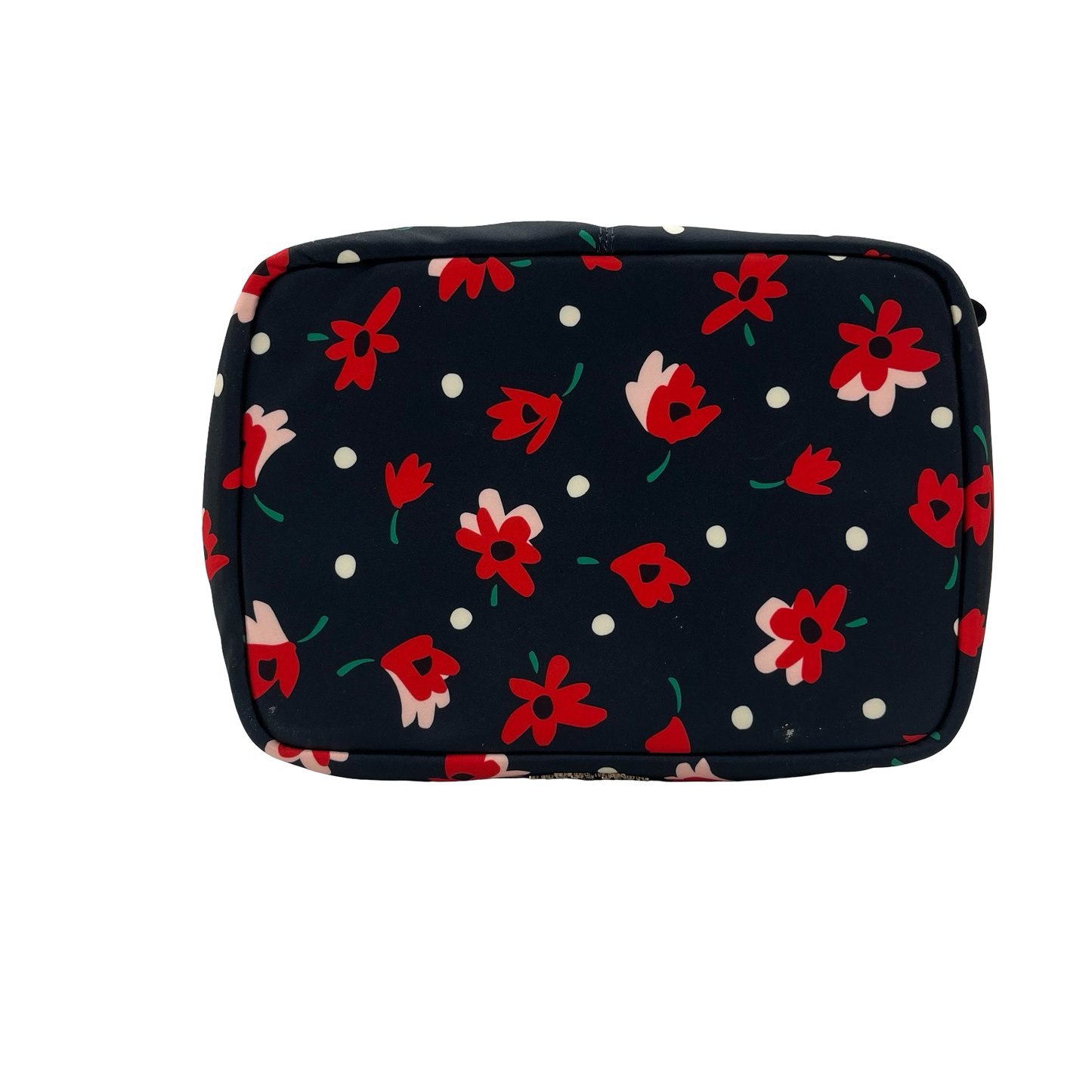Makeup Bag Designer By Kate Spade In Floral Print, Size:Medium