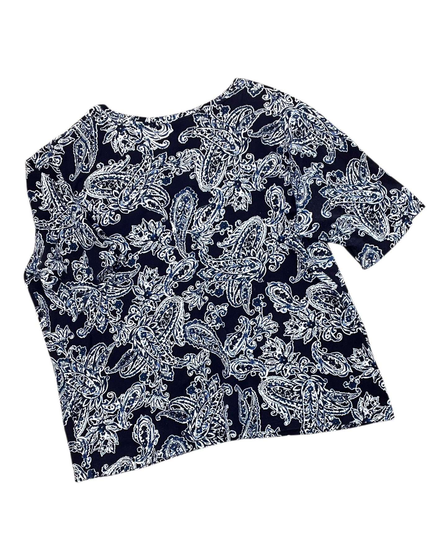 Top Ss By Jones New York In Blue, Size:2X