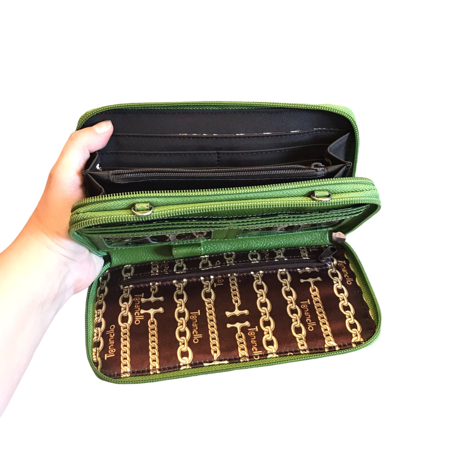 Wallet By Tignanello  Purses In Green, Size:Medium