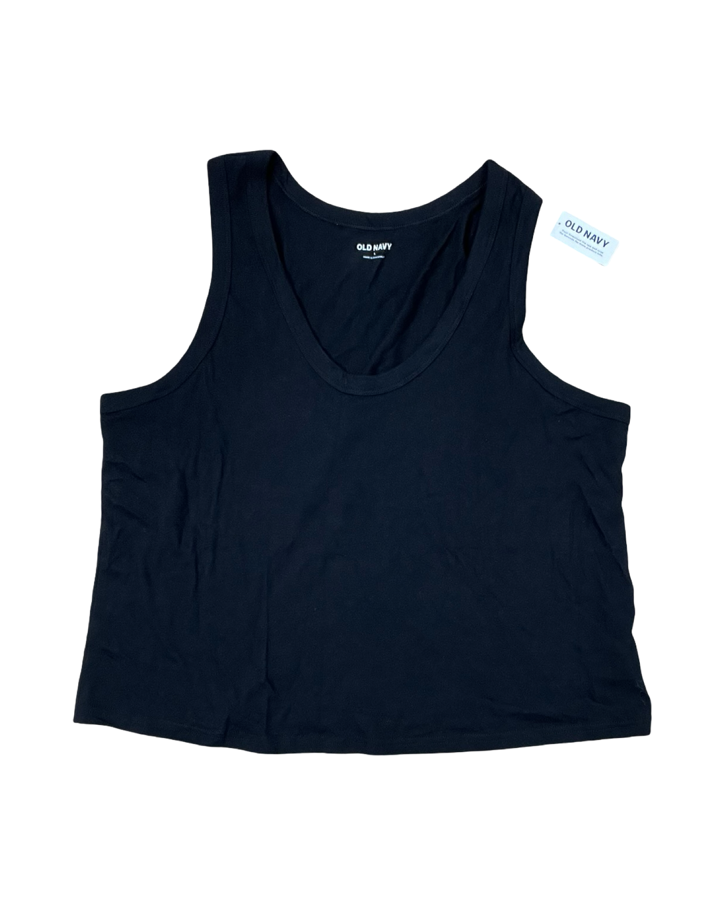 Top Sleeveless By Old Navy In Black, Size:L