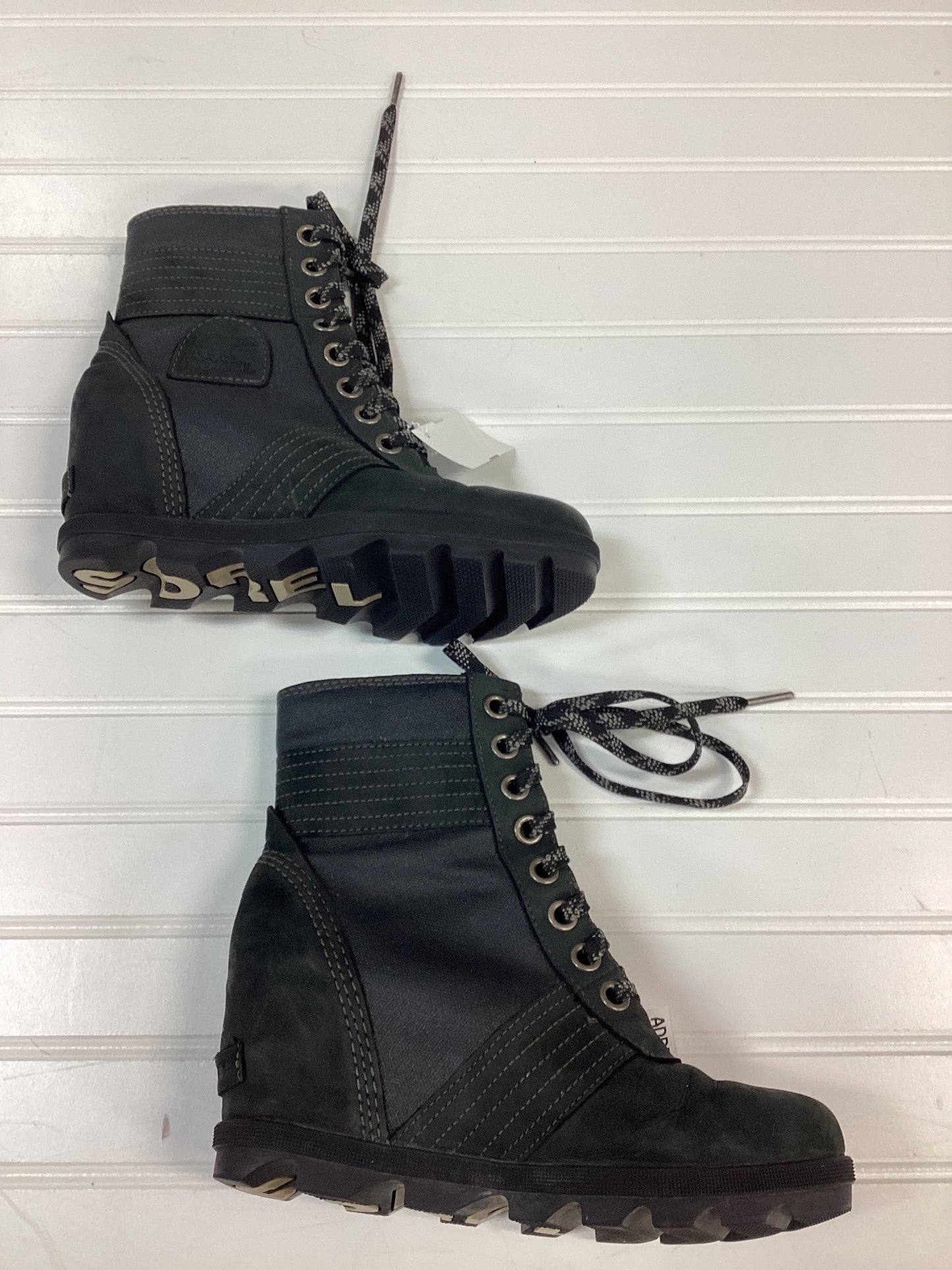 Boots Ankle Heels By Sorel In Black, Size:8