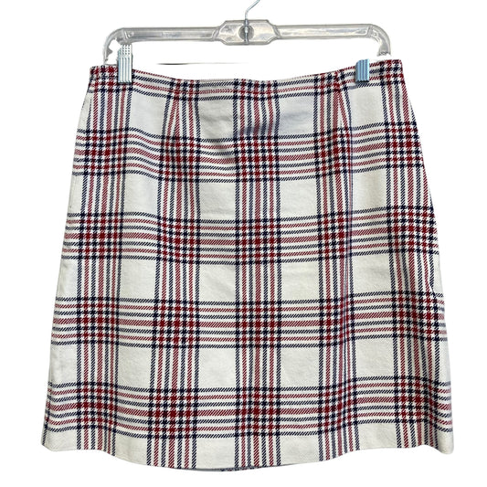 Skirt Mini & Short By Brooks Brothers In Red & White, Size:8