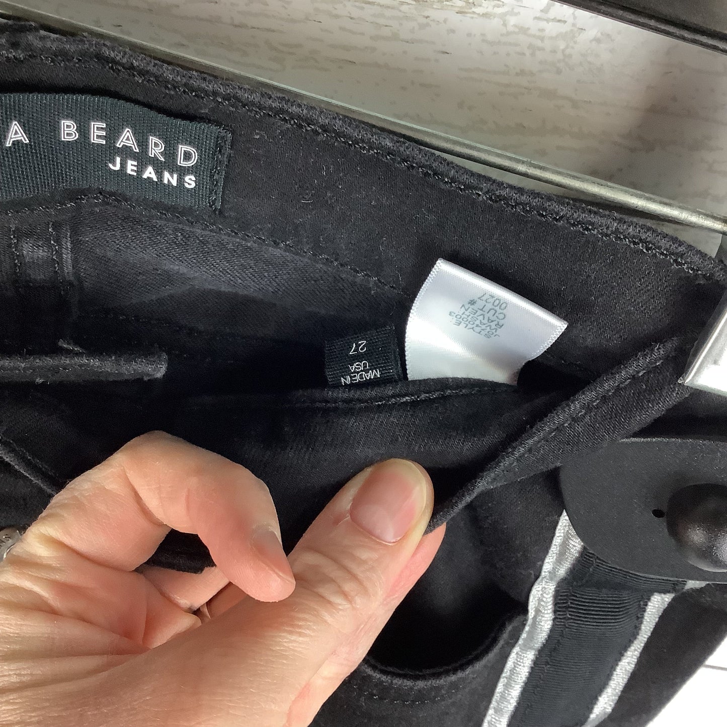 Jeans Boot Cut By Veronica Beard In Black Denim, Size: 4 (27)