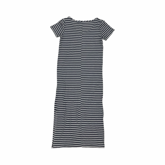 Dress Casual Midi By Olivia Rae In Blue & White, Size:S