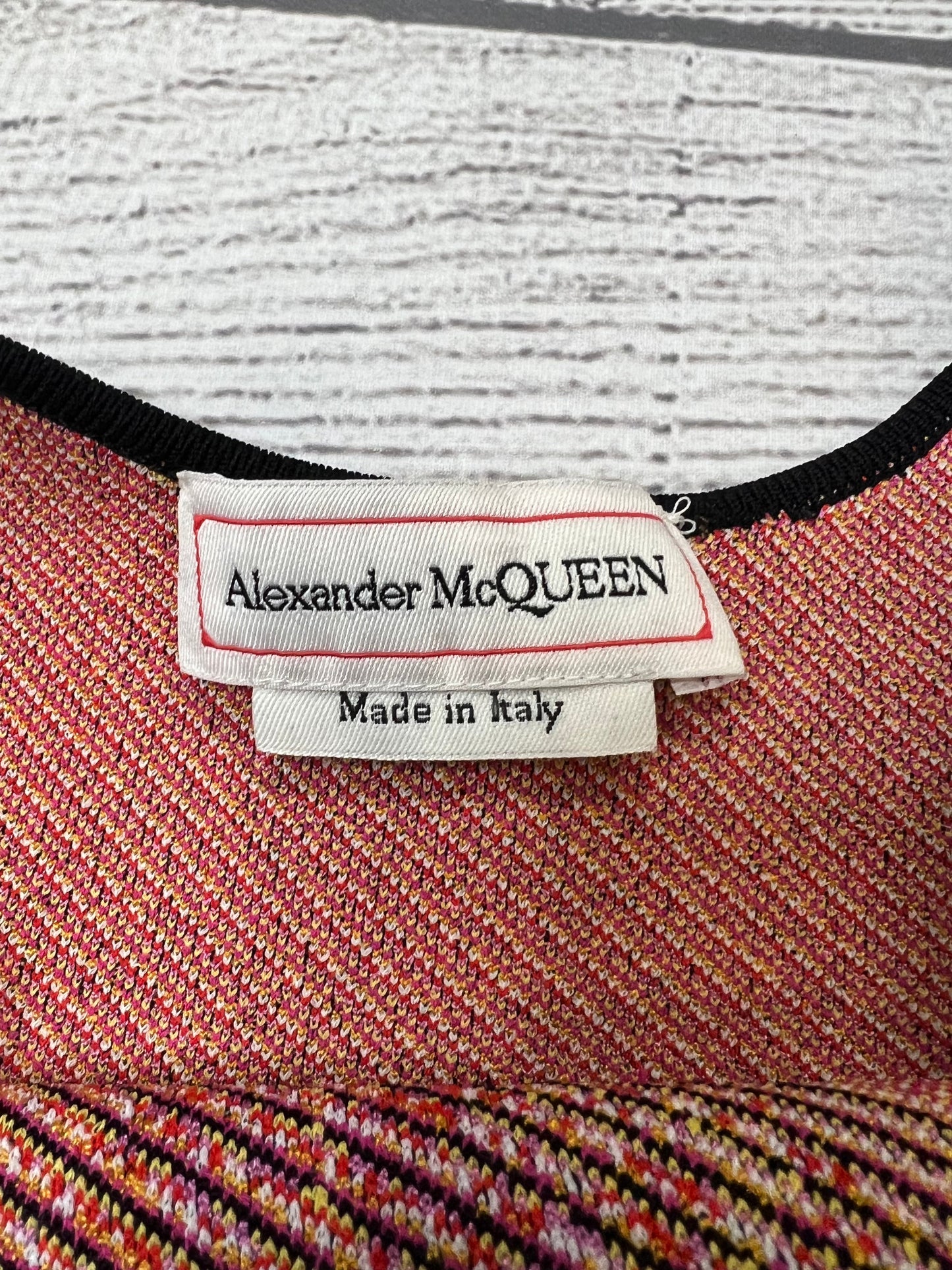 Alexander McQueen Jacquard Knit Dress    Size: Xs