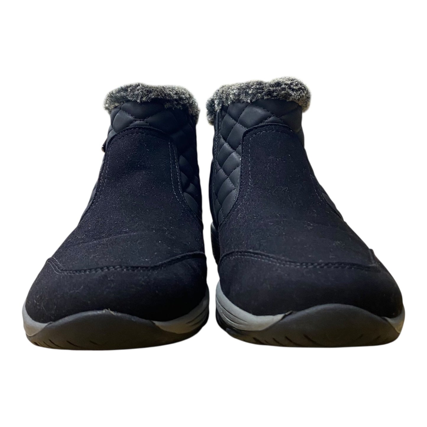 Boots Ankle Flats By Easy Spirit In Black, Size:8.5