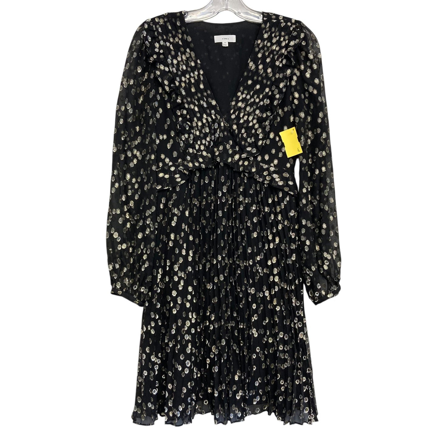Dress Party Short By A Loves A In Black & Gold, Size:Xs