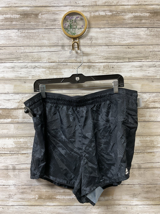 Athletic Shorts By Reebok In Black & Grey, Size:Xxxl