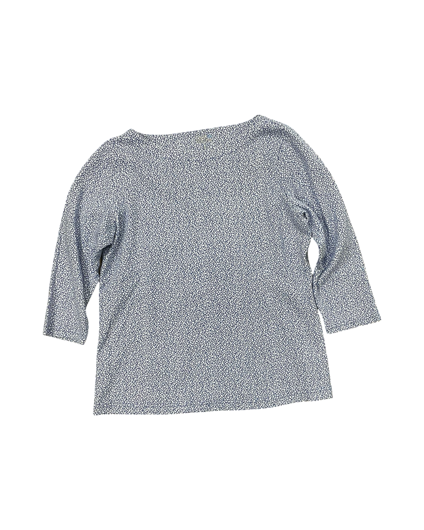 Top 3/4 Sleeve By Croft And Barrow In Blue, Size:S