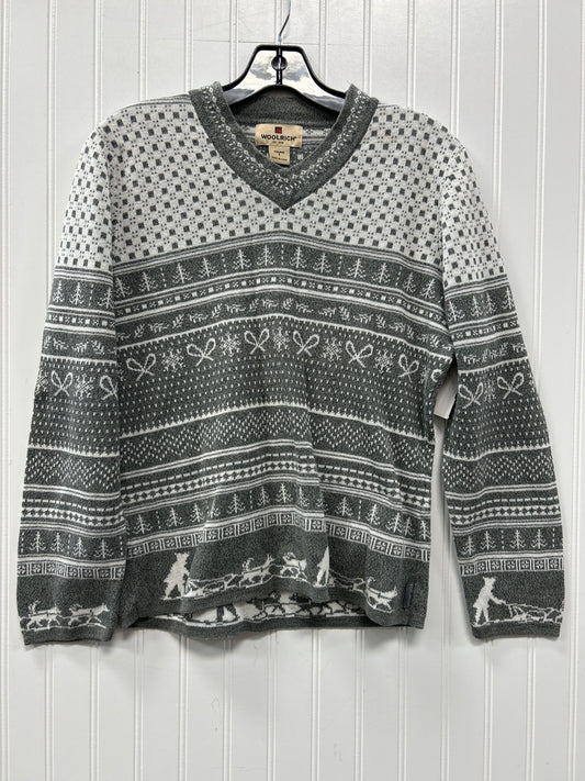 Sweater By Woolrich In Grey, Size:S