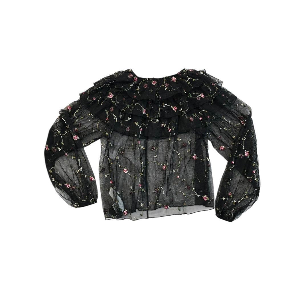 Top Ls By Zara In Floral Print, Size:S