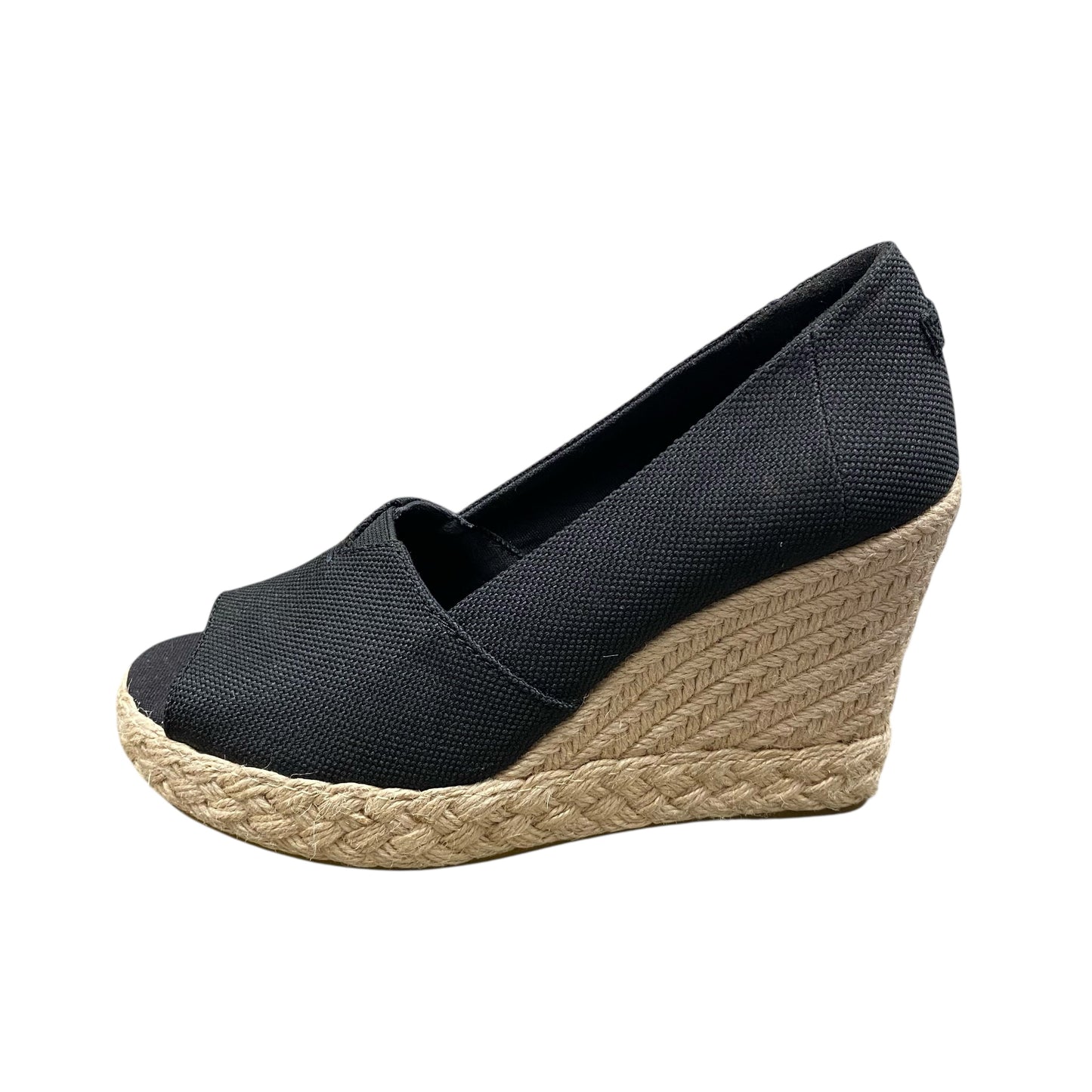Shoes Heels Wedge By Toms In Black, Size:6.5