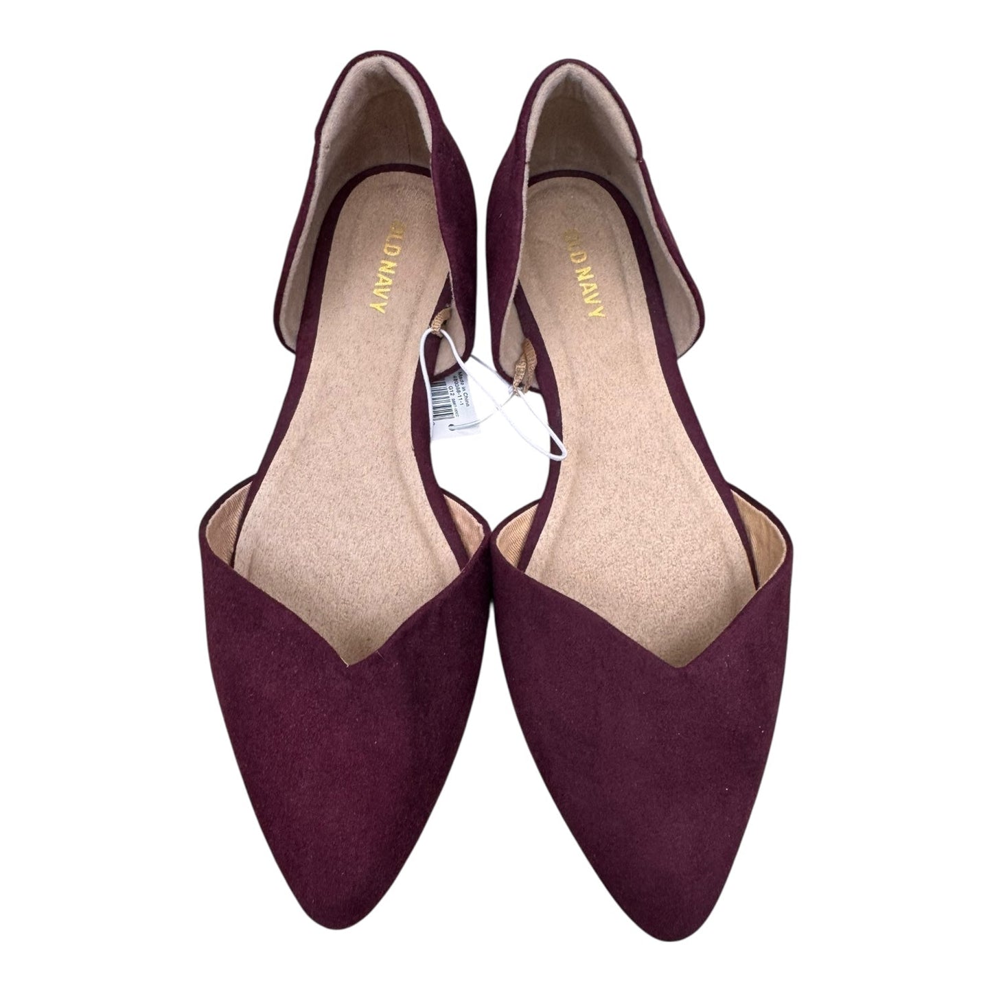 Shoes Flats By Old Navy In Maroon, Size:7