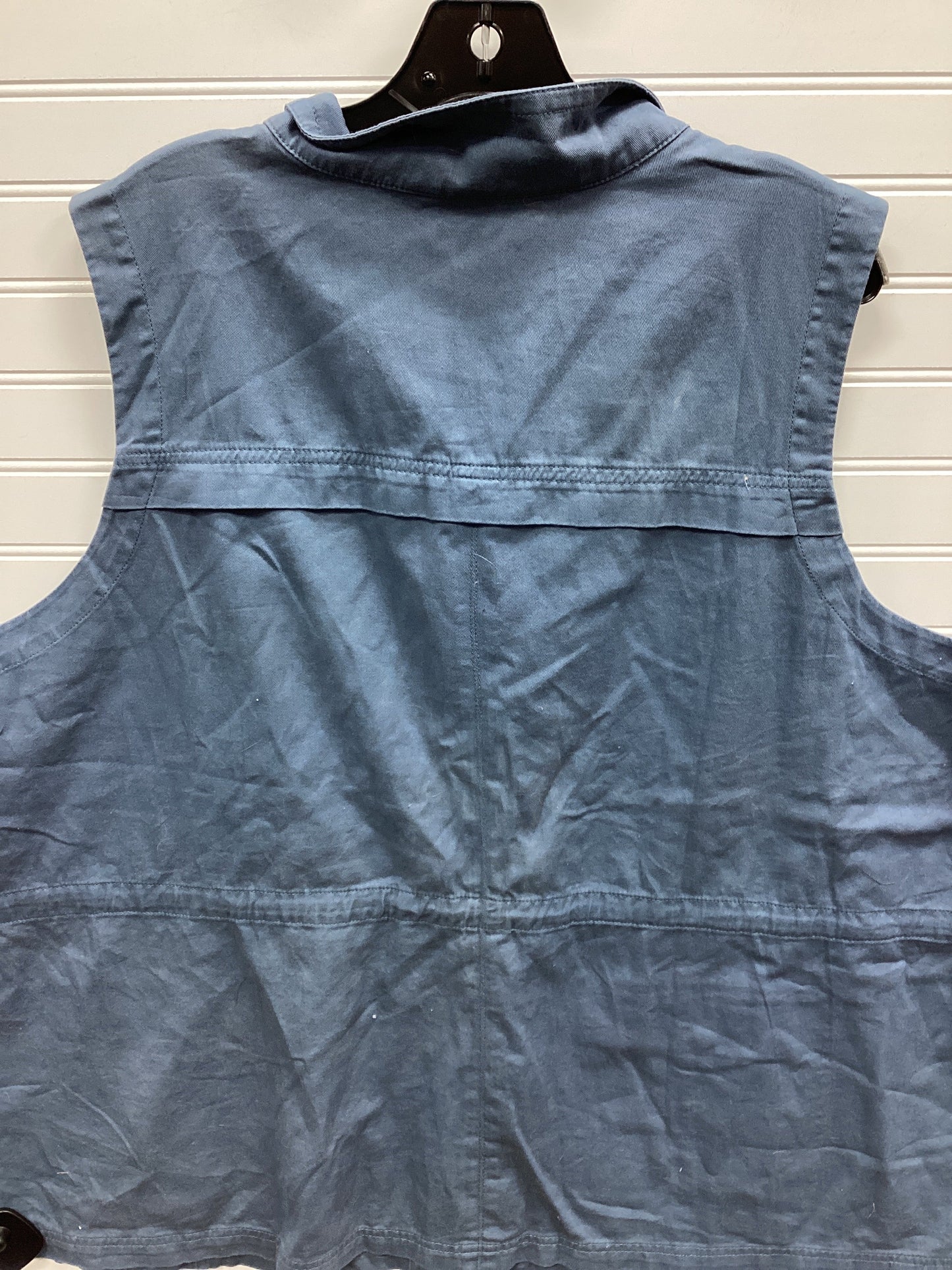 Vest Other By Cj Banks In Blue, Size:3X