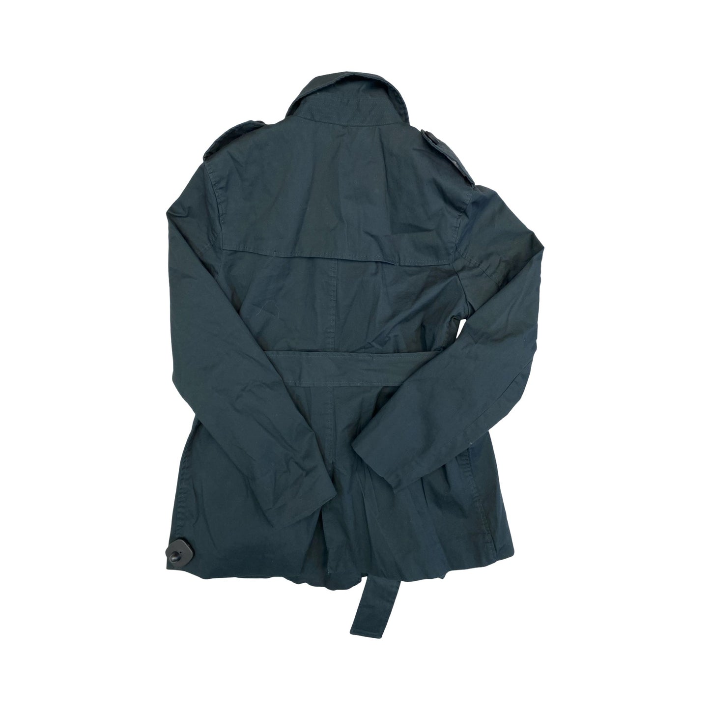Coat Peacoat By Quince In Black, Size:M