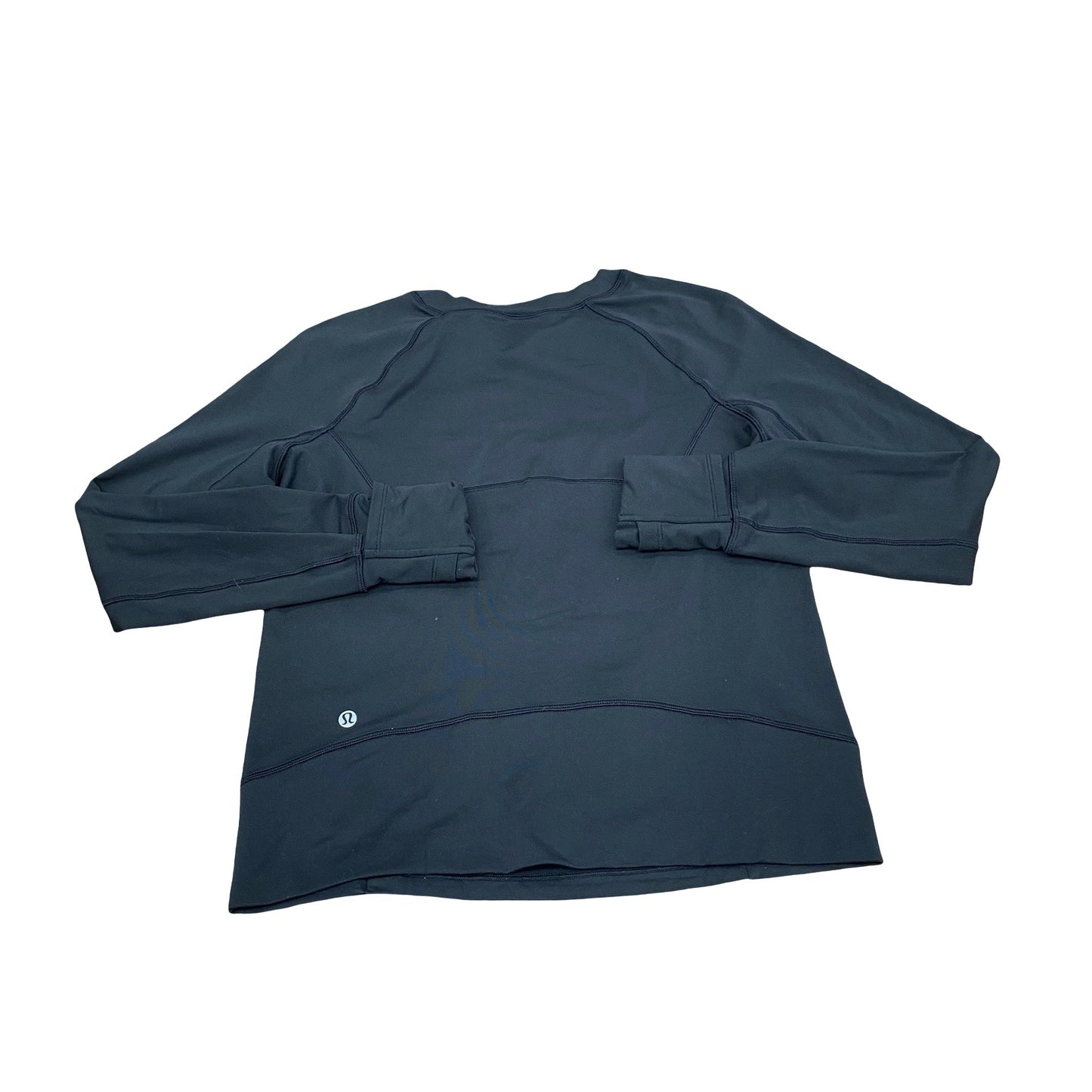 Athletic Top Ls Crewneck By Lululemon In Black, Size:4