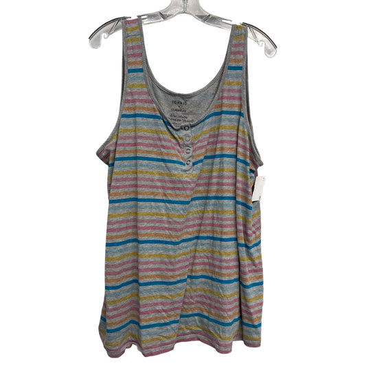 Tank Top By Torrid In Striped Pattern, Size:4X