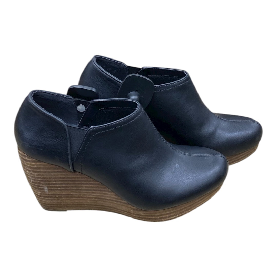 Boots Ankle Heels By Dr Scholls In Black, Size:9.5