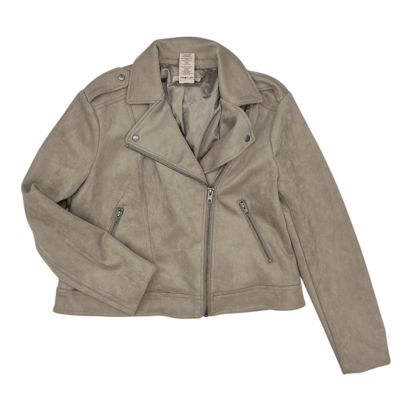 Jacket Moto By Philosophy In Brown, Size:L