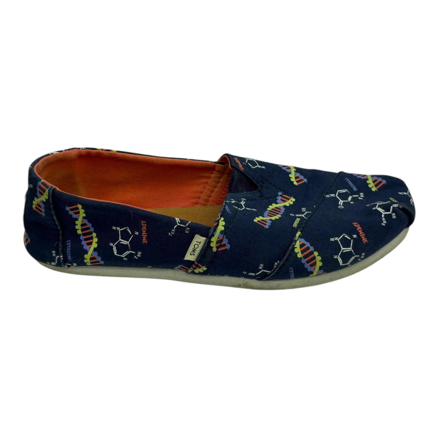 Shoes Flats By Toms In Blue, Size:6.5