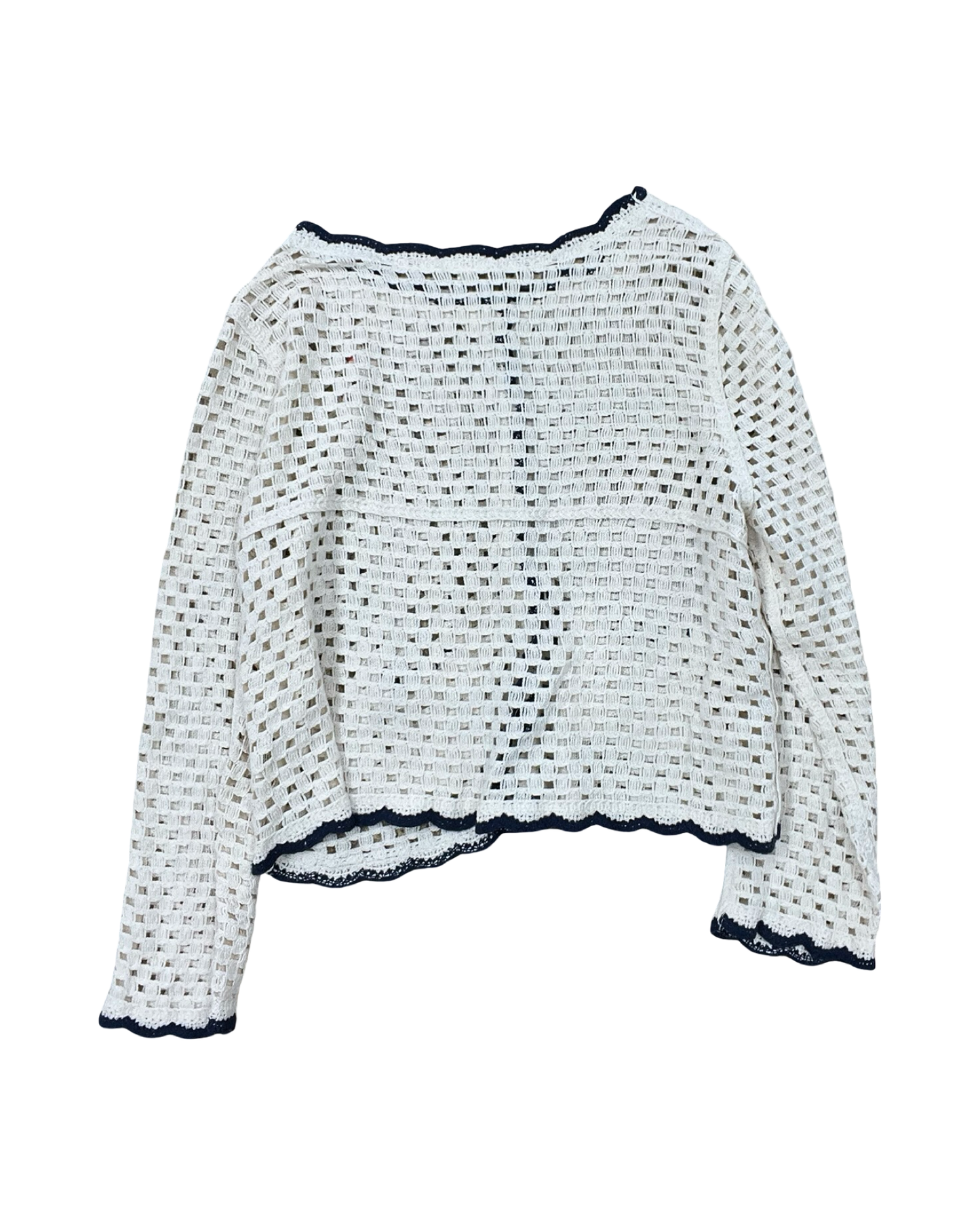 Cardigan By Ultra Pink In Cream, Size:Xl