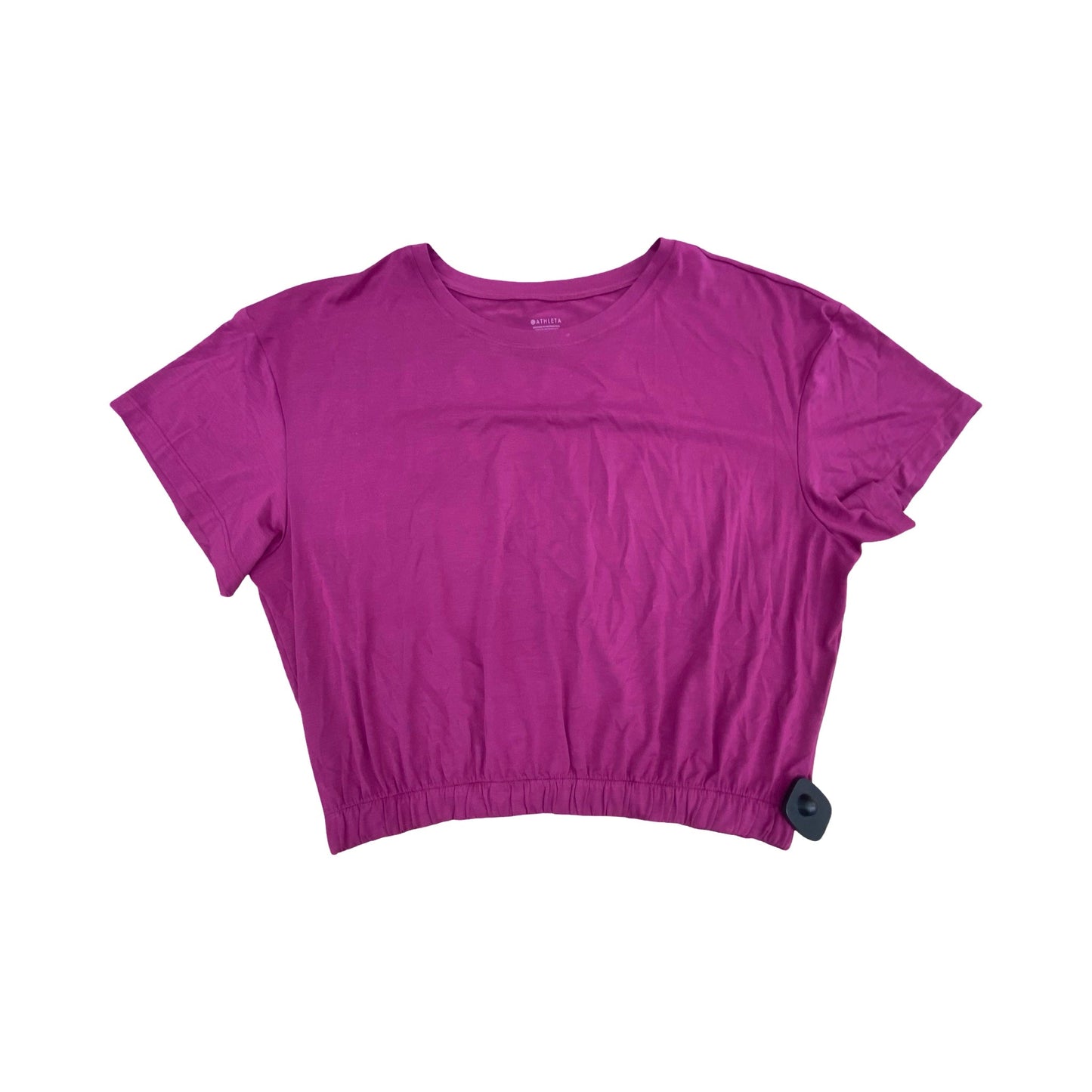 Athletic Top Ss By Athleta In Pink, Size:L