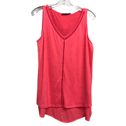Top Sleeveless Basic By Apt 9 In Pink, Size:M