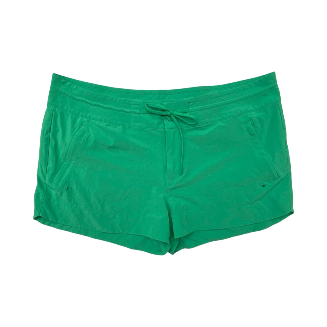 Athletic Shorts By Athleta In Green, Size:16