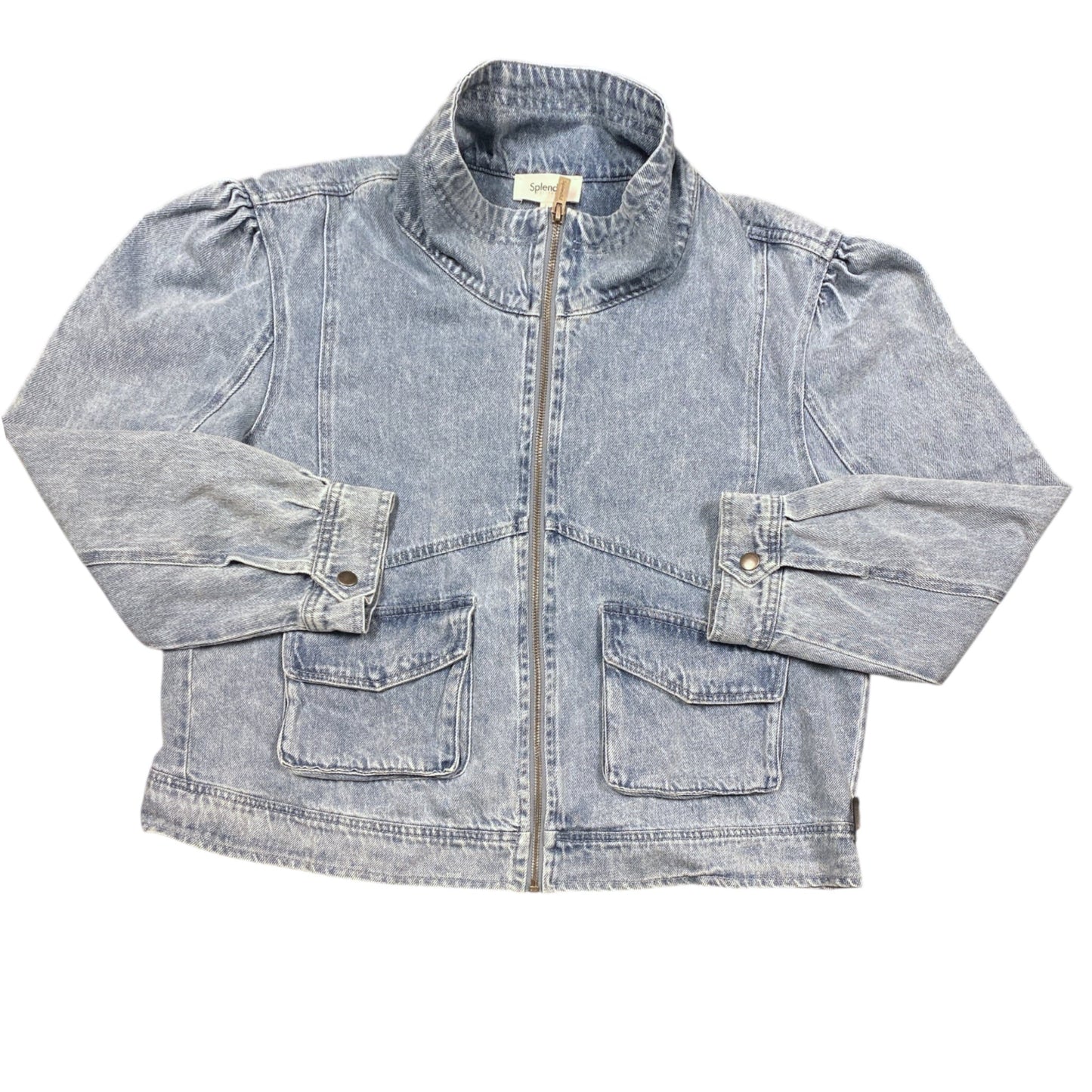 Blazer By Splendid In Blue Denim, Size:L