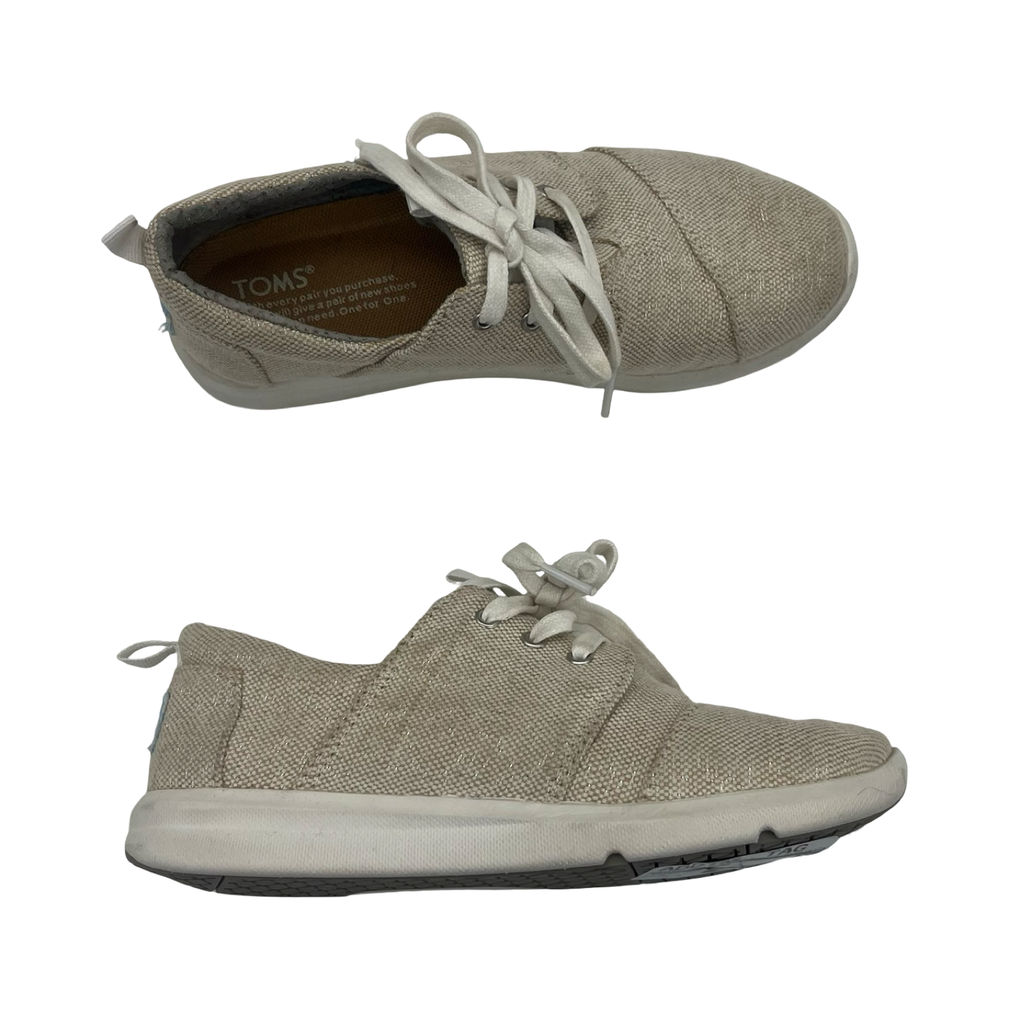 Shoes Sneakers By Toms In Tan, Size:5.5