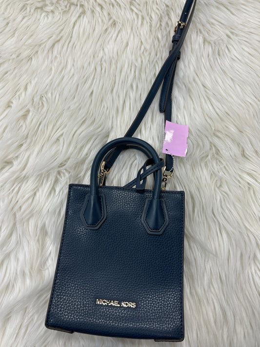 Crossbody Designer By Michael Kors In Navy, Size:Small