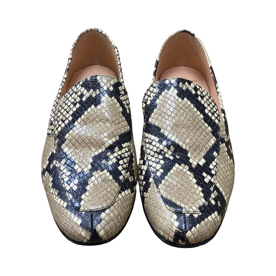 Shoes Flats By J. Crew In Snakeskin Print, Size:7