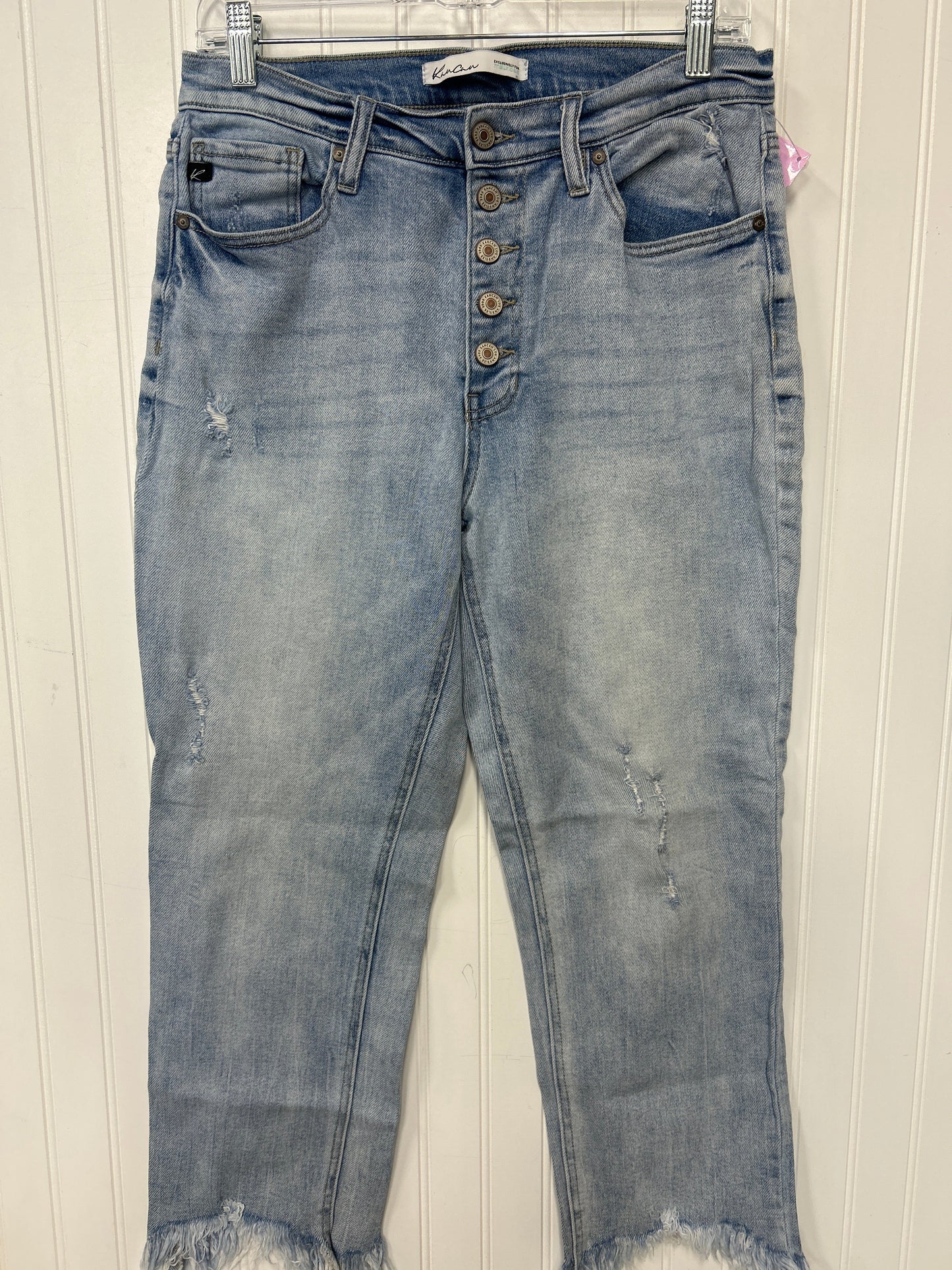 Jeans Boot Cut By Kancan In Blue Denim, Size:6