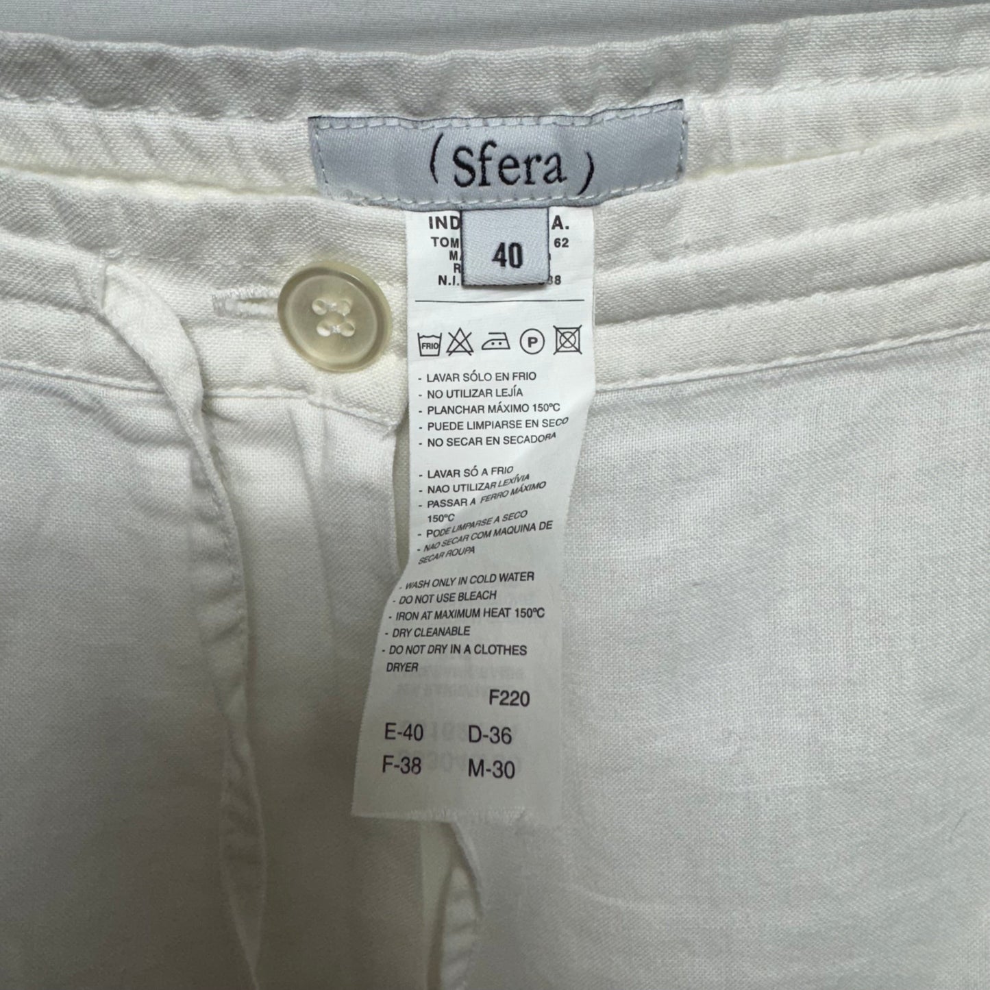 Pants By Sfera In White, Size: 6
