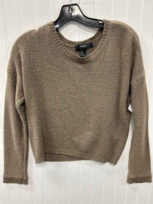 Sweater By Forever 21 In Brown, Size:M