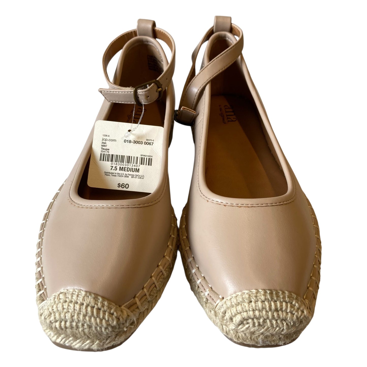 Shoes Flats By Ana In Tan, Size:7.5