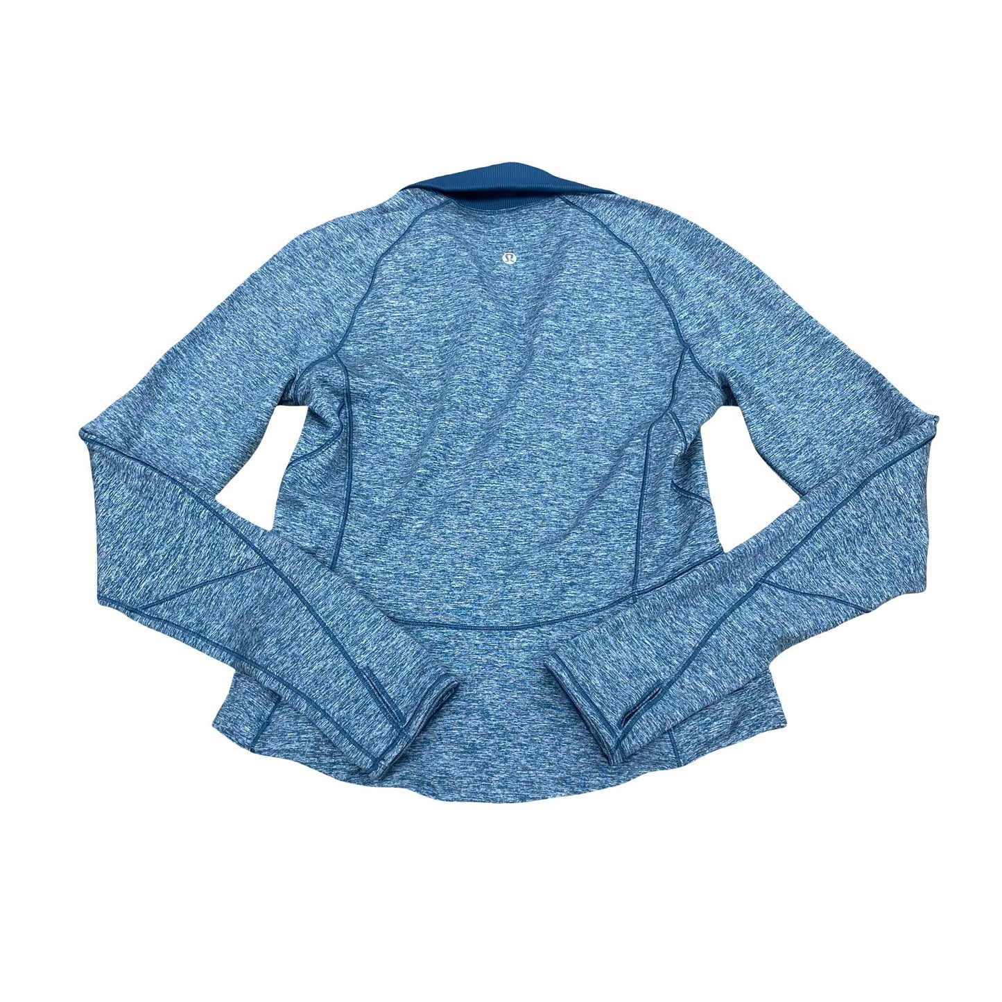 Athletic Jacket By Lululemon In Blue, Size:6